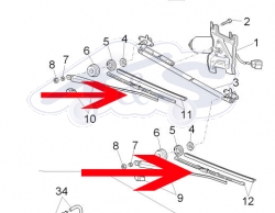 Front wiper blade kit